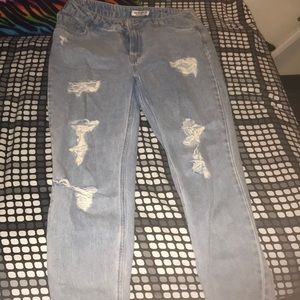 H&M Coachella Collection Ripped Jeans